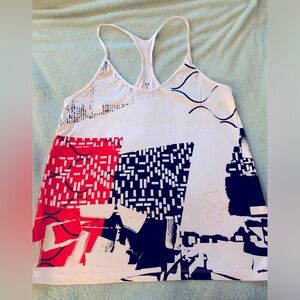 Under Armor Red and Black Tank —M